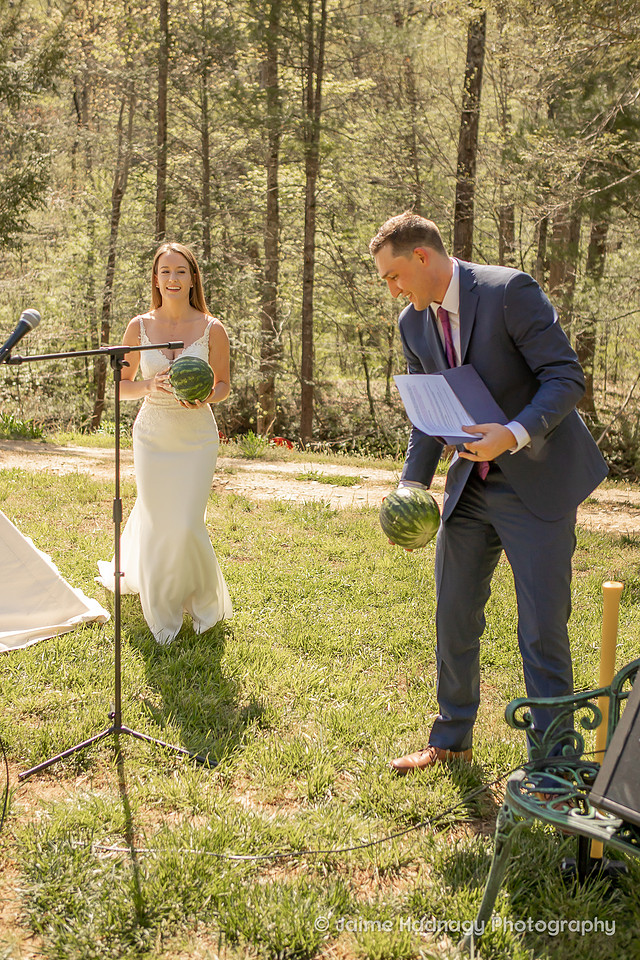 Unique Fun Asheville Wedding