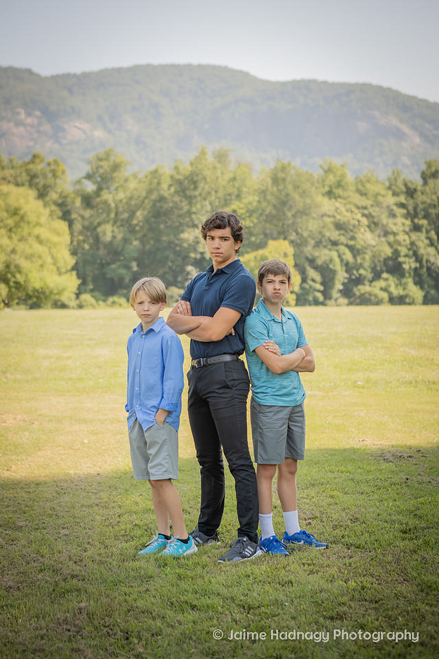 Family Photos with Mountains in Lake Lure | Black Mountain Photographer