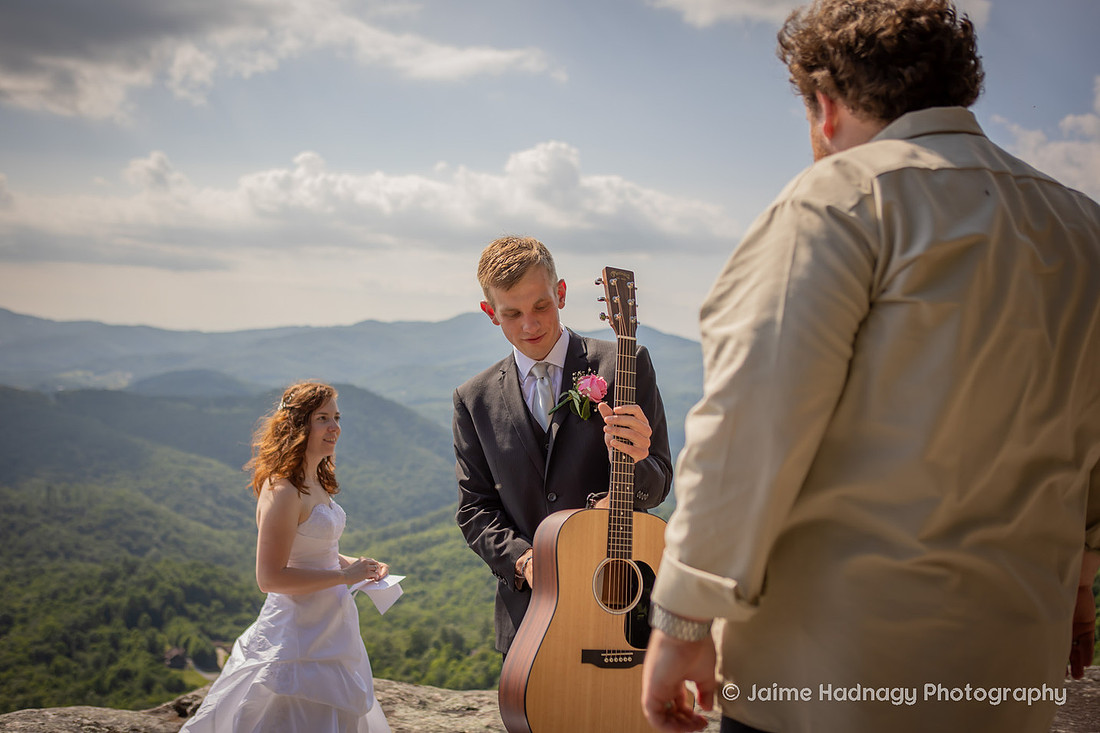 Adventure Hiking Wedding | Asheville Elopement Nature Photographer