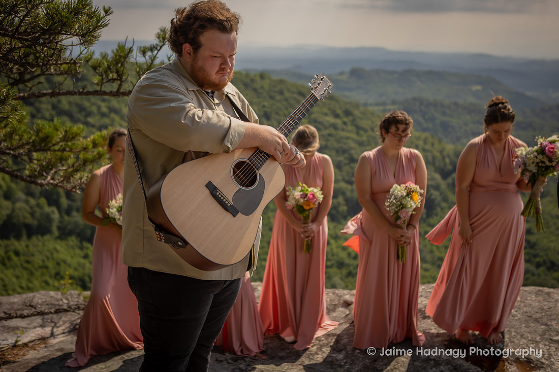 Adventure Hiking Wedding | Asheville Elopement Nature Photographer