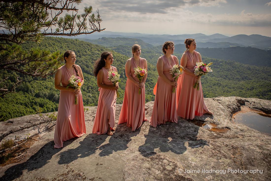 Adventure Hiking Wedding | Asheville Elopement Nature Photographer