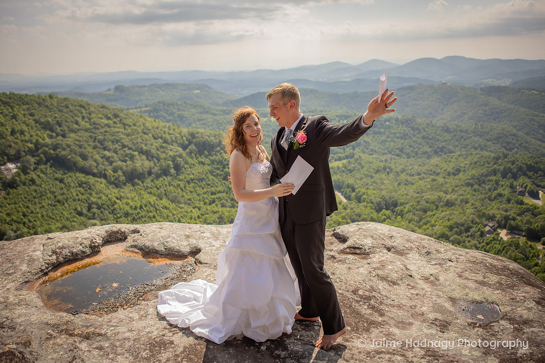 Intimate Mountain Elopement | Asheville Adventure Wedding Photographer