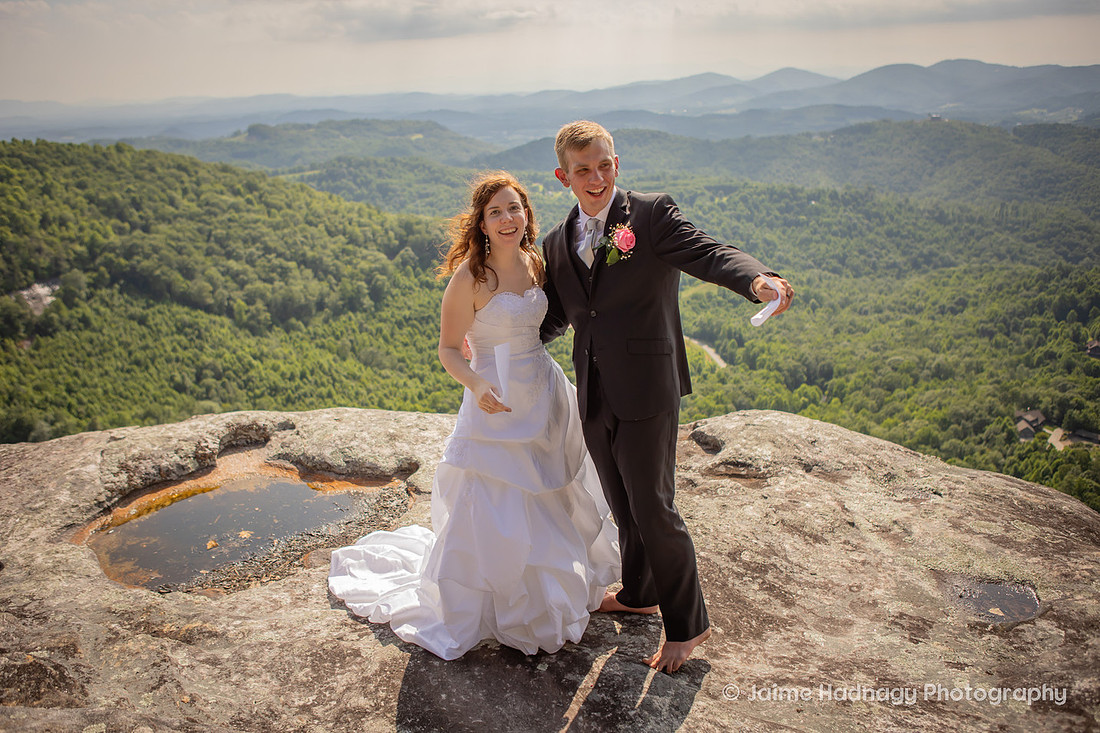 Intimate Mountain Elopement | Asheville Adventure Wedding Photographer