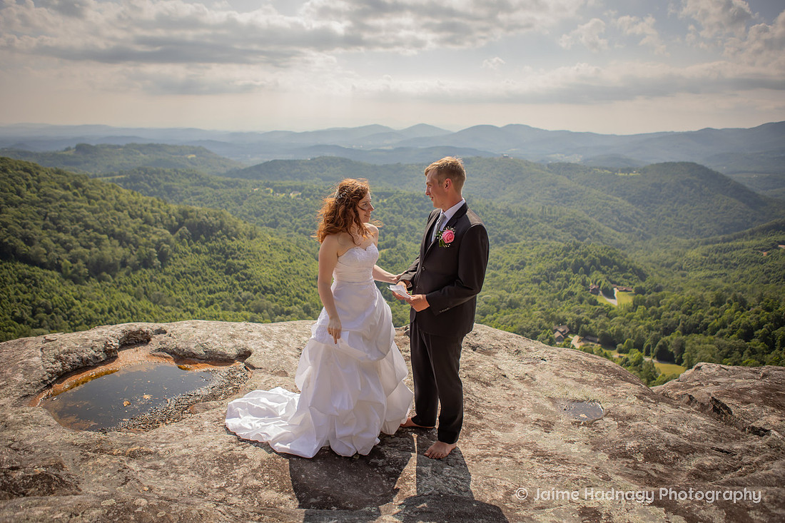 Intimate Mountain Elopement | Asheville Adventure Wedding Photographer