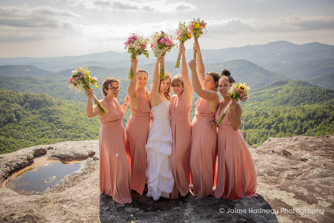 Bridal Party Photos | Asheville Wedding Phtoographer