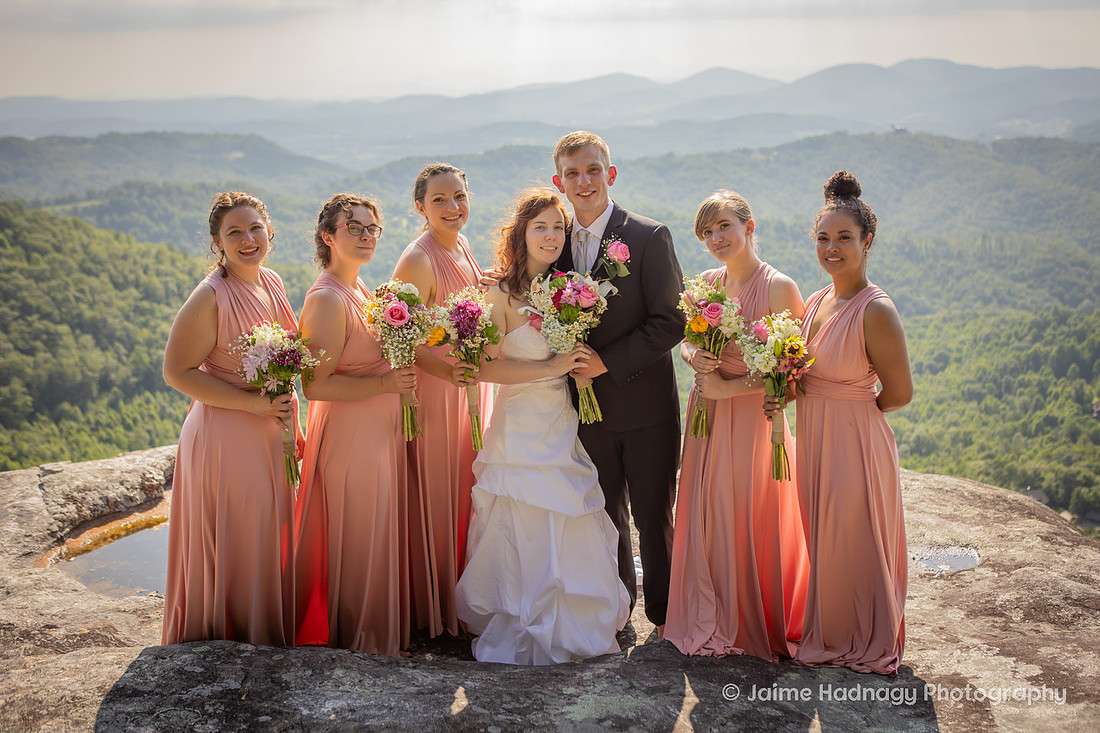 Bridal Party Photos | Asheville Wedding Phtoographer