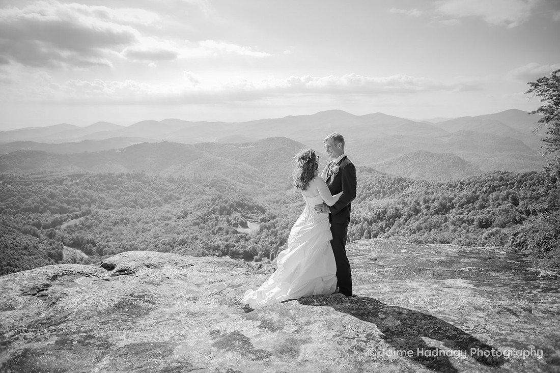 Mountain Elopement | Asheville Wedding Adventure Photography