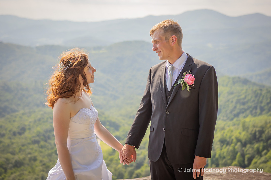 Mountain Elopement | Asheville Wedding Adventure Photography
