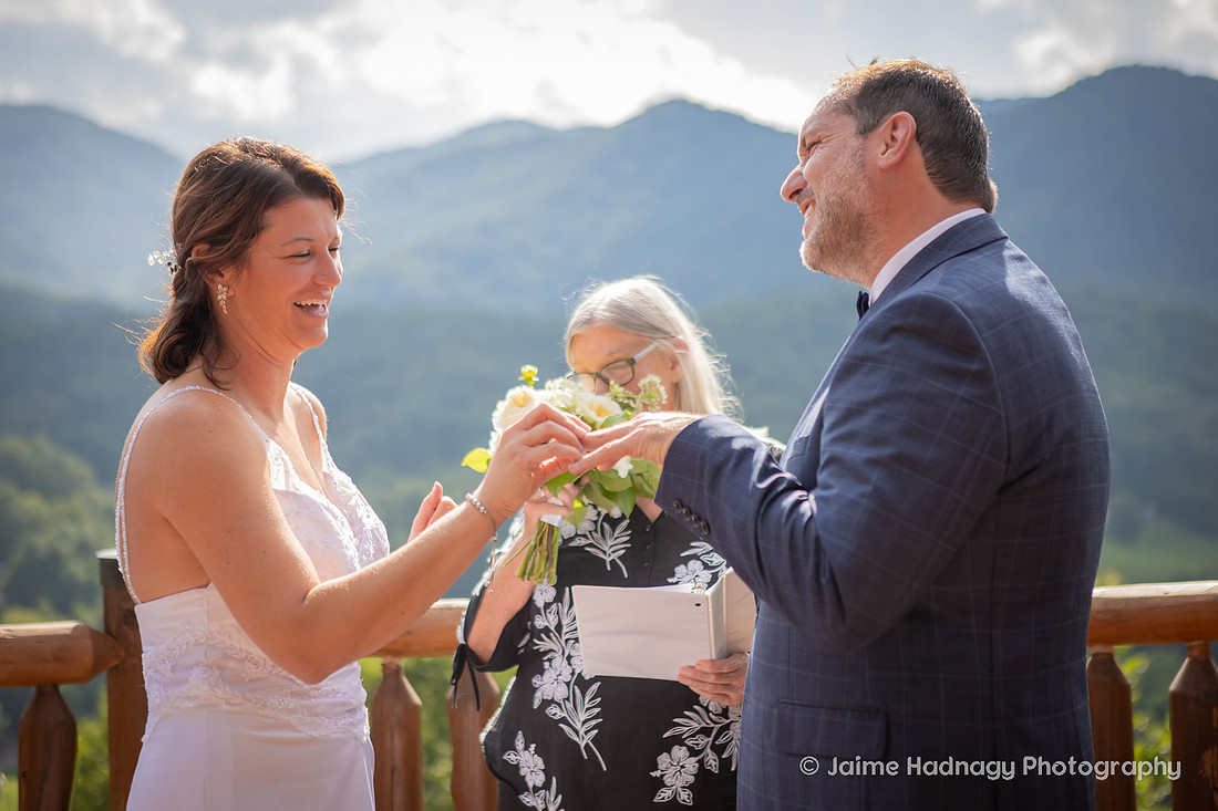 Elopement at Wildberry Lodge in Leicester | Asheville Wedding Photographer