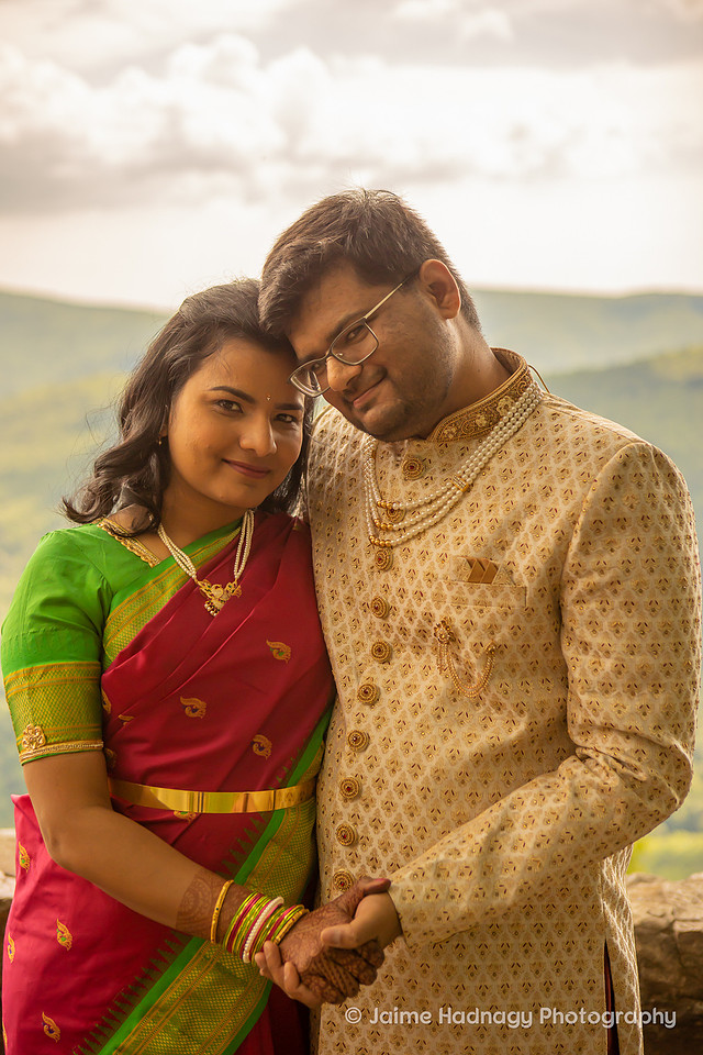 Indian Elopement Photos on The Blue Ridge Parkway