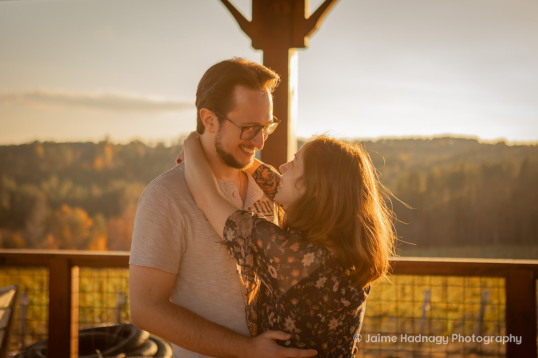 Surprise Proposal at Mountain Brook Vineyards | Asheville Engagement Photographer