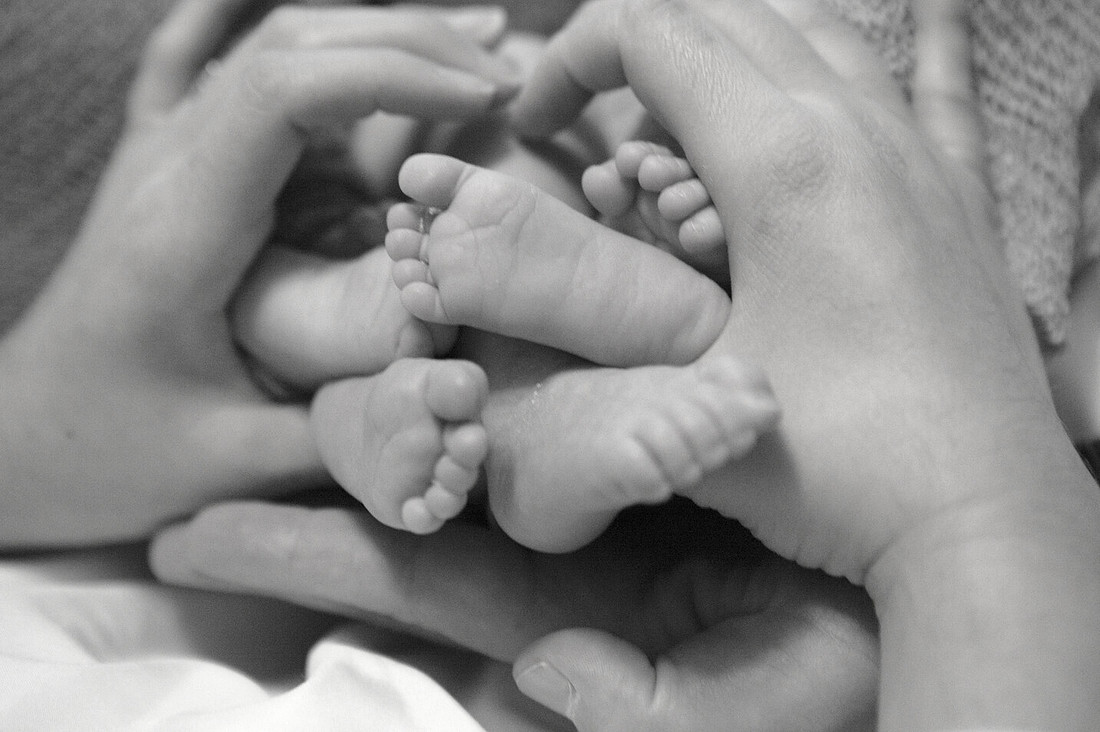 One Triplet Baby is awake
