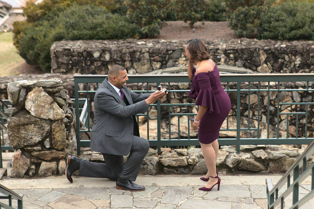 Asheville Surprise Proposal Photographer