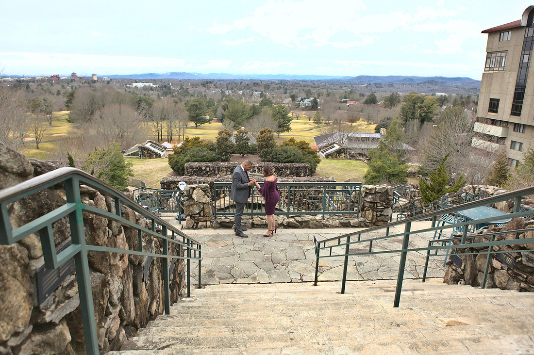 Asheville Surprise Proposal Photographer