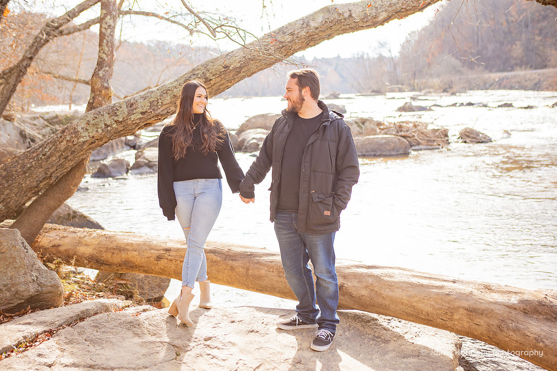 Outdoor Family Photography in Nature on the French Broad River | Asheville Photographer