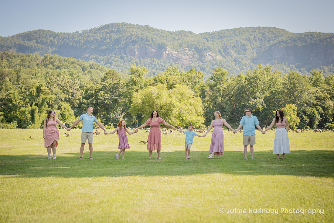 Morse Park Lake Lure NC Family Photos