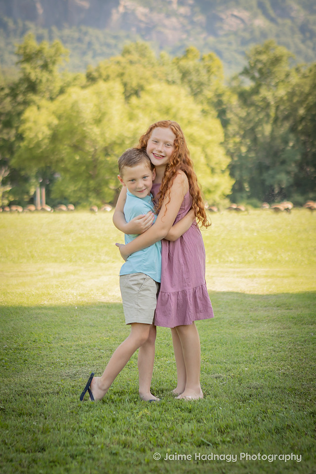 Fun Family Photoshoot in Lake Lure NC