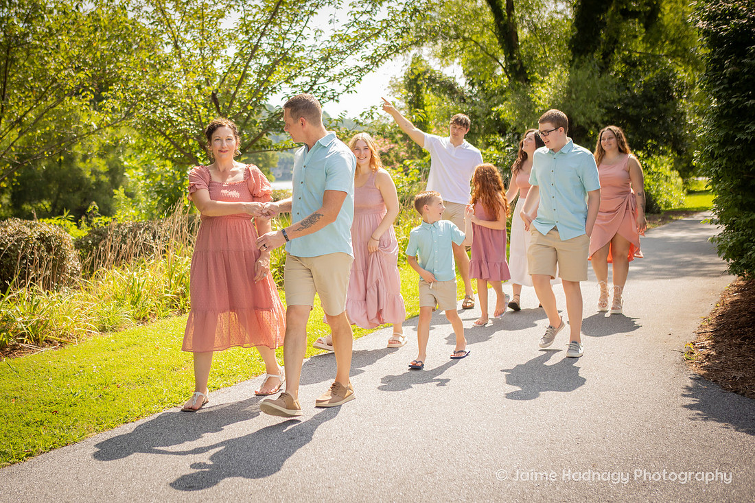 Black Mountain Family Photographer Session at Lake Lure, NC Morse Park