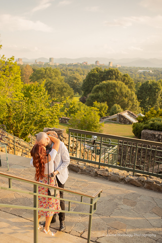 Asheville Surprise Proposal at The Omni Grove Park Inn Photos