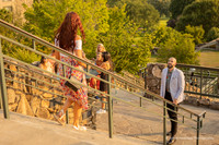 guy proposing to his girlfriend at the grove park inn sunset terrace