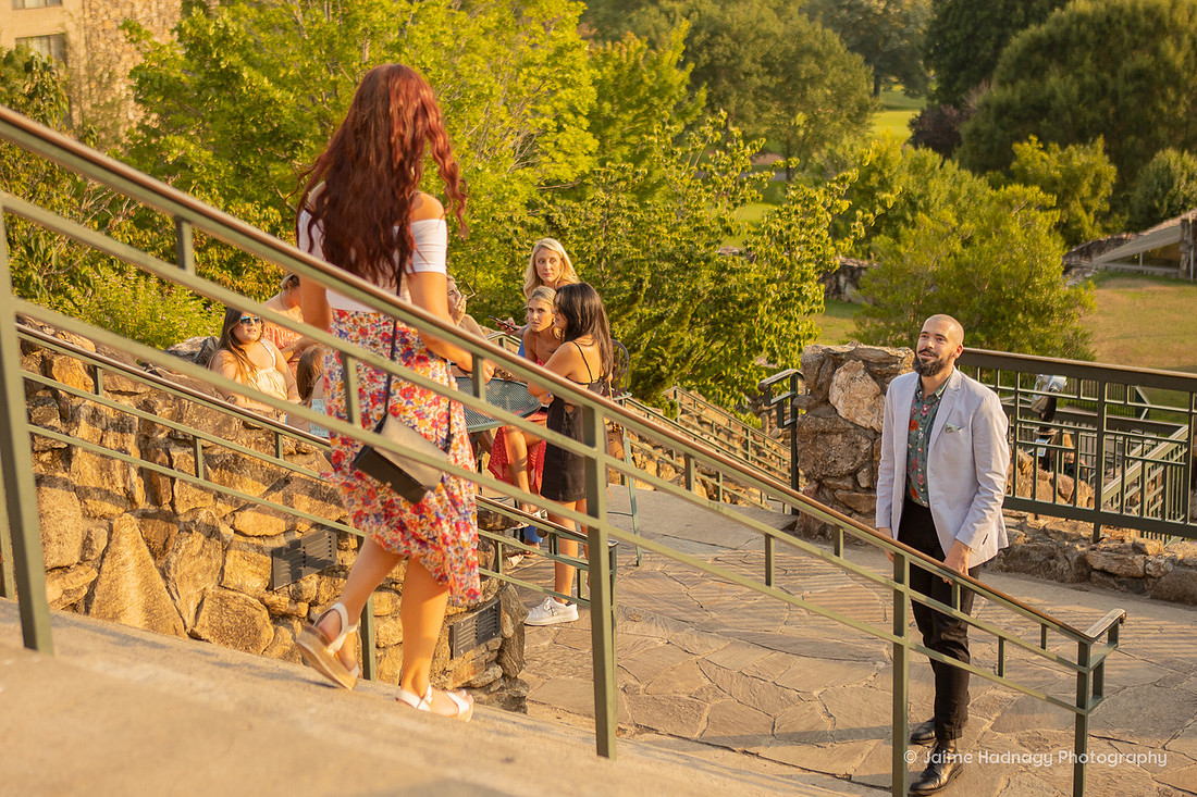 Asheville Surprise Proposal at The Omni Grove Park Inn Photos