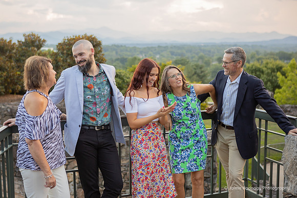casual group photo at the grove park inn