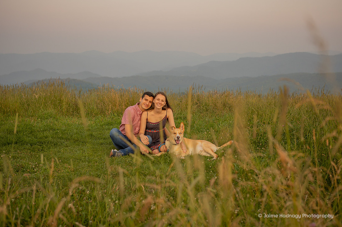 Asheville Engagement Photographer Max Patch Proposal