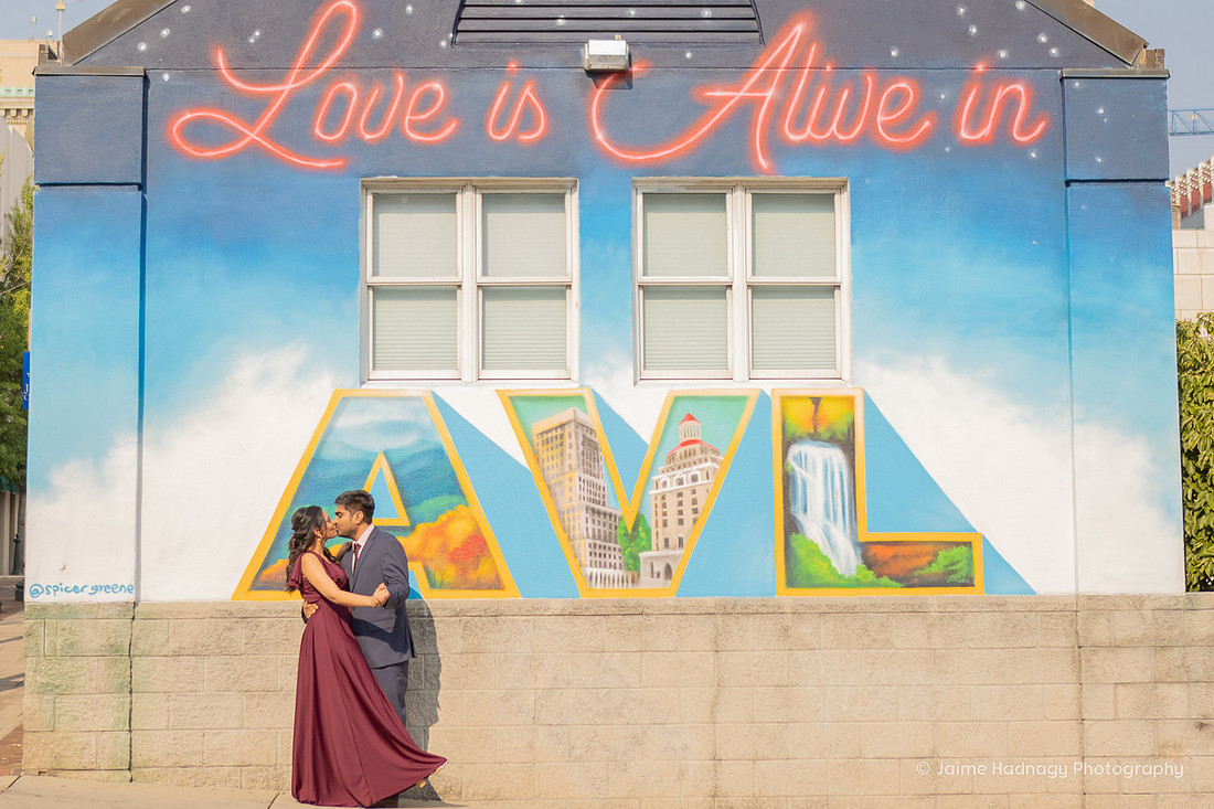 Engagement Photography Session in Downtown Asheville