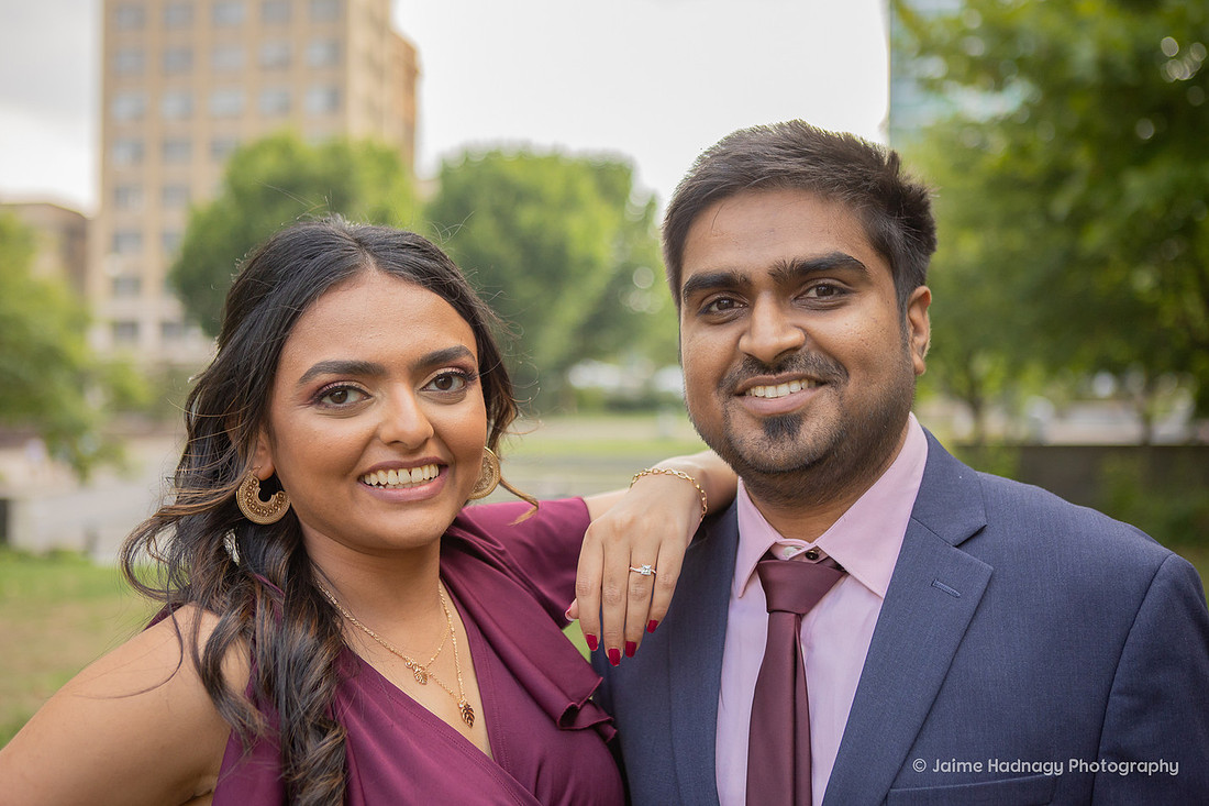 Urban Engagement Photos in Downtown Asheville | Photographer