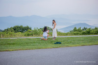 morning proposal to another woman in the mountains