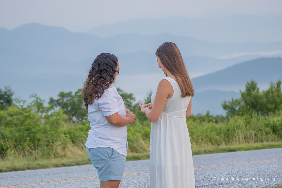 Engagement Photoshoot on The Blue Ridge Parkway