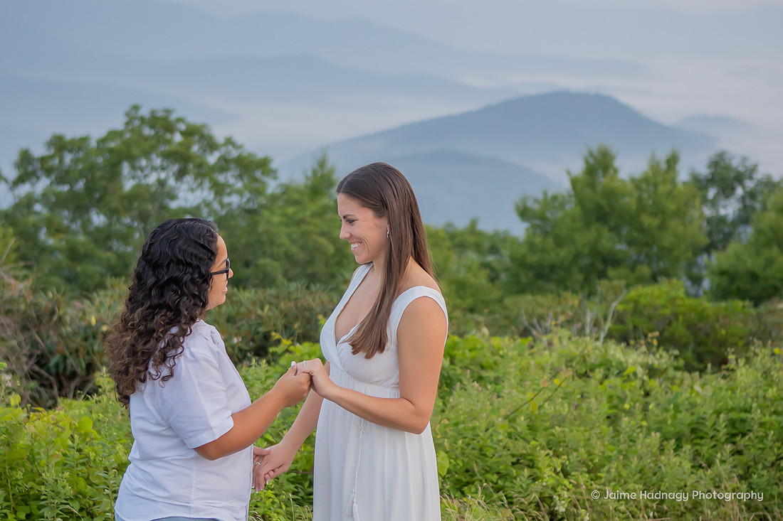 Engagement Photoshoot on The Blue Ridge Parkway