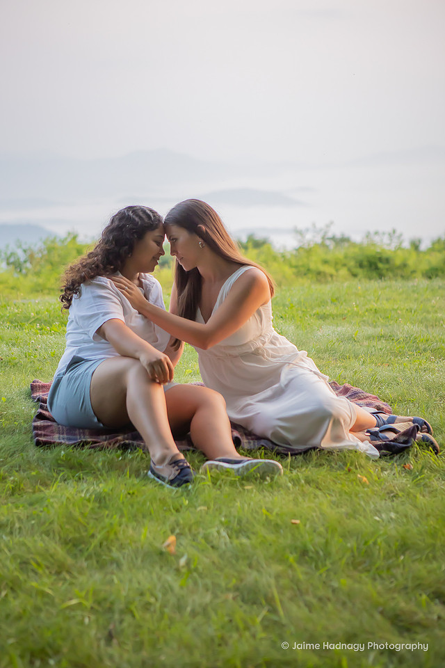 Engagement Photoshoot on The Blue Ridge Parkway
