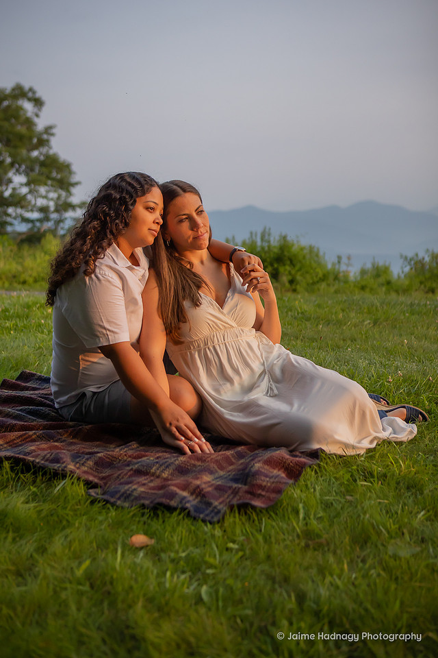 Gorgeous Morning Mountain Engagement Photos | Asheville Photographer