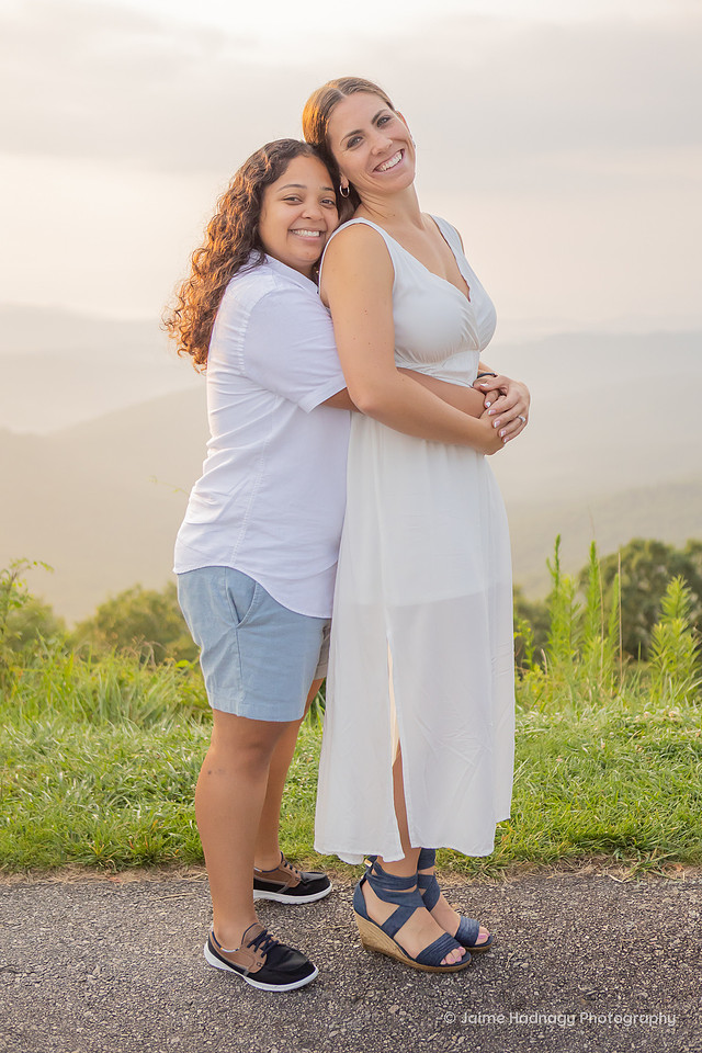 Blue Ridge Parkway Mountain Engagement Photos | Asheville Photographer