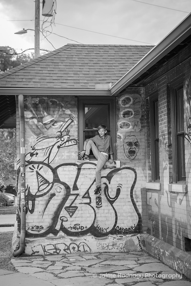 River Arts District Asheville Grafitti Family Photos | Photographer