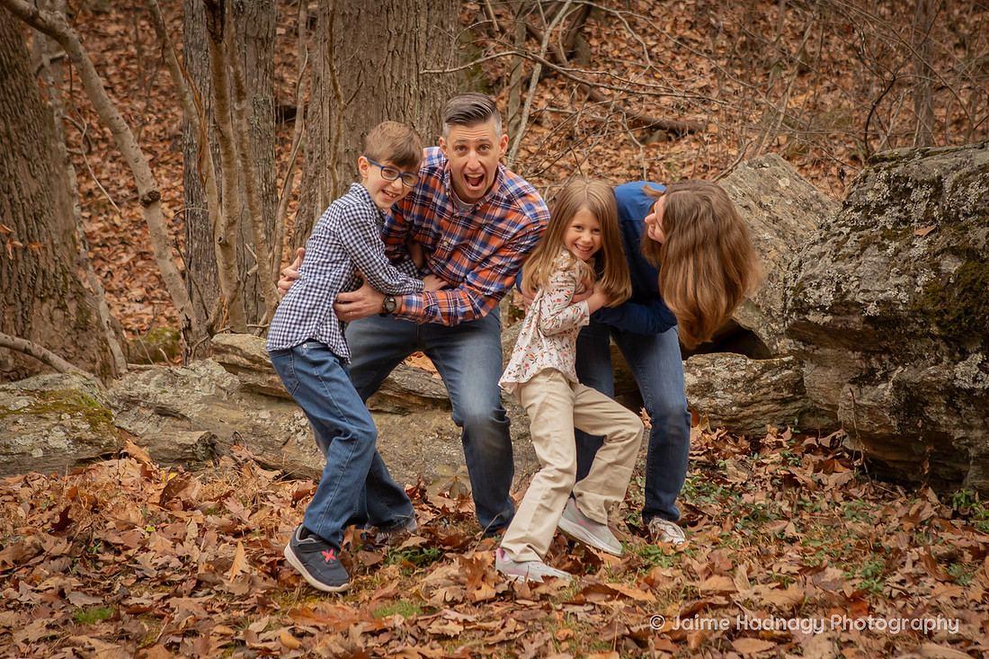 Sweet Outdoor Fall Family Photography Session | Asheville Photographer