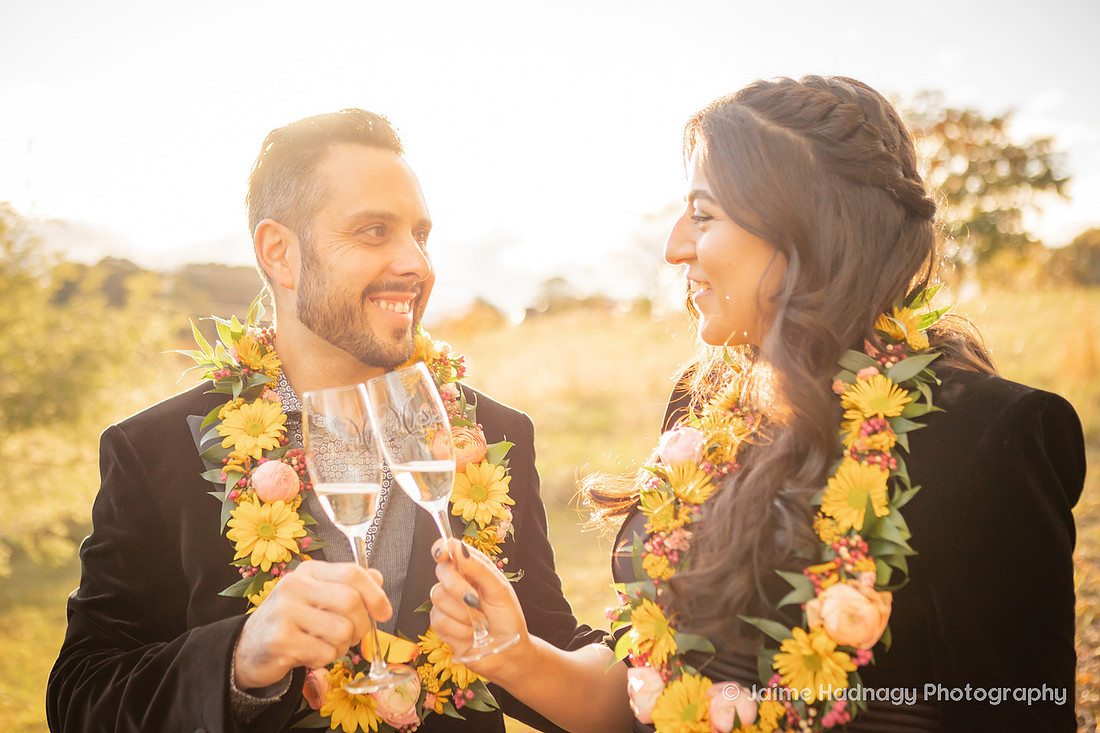 Bride and Groom Elopement in Black | Asheville Wedding Photographer