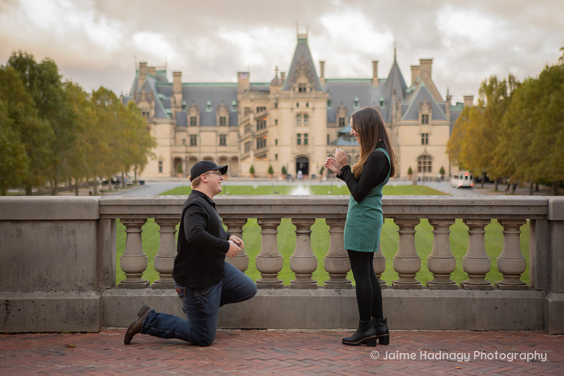 Surprise Proposal at Biltmore Estate