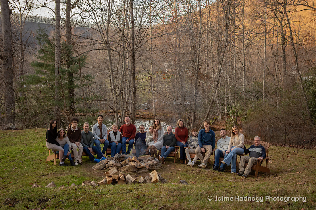 Fall Extended Family Photos in Asheville