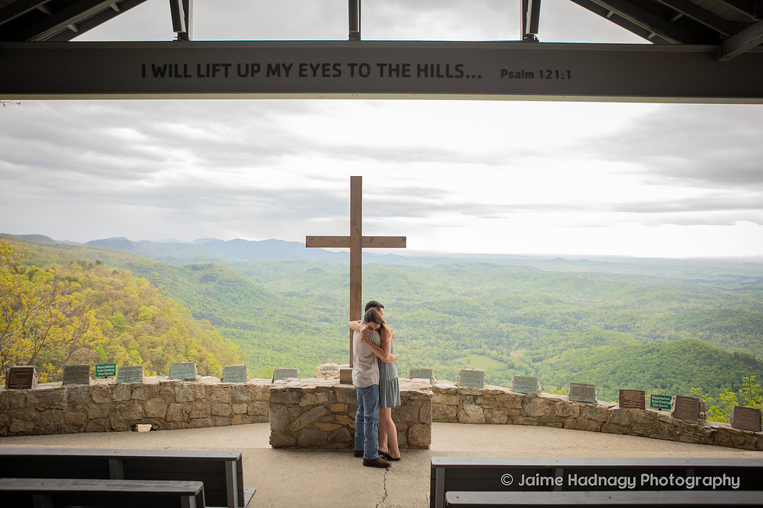 Surprise Proposal at Pretty Place Fred W. Symmes Chapel