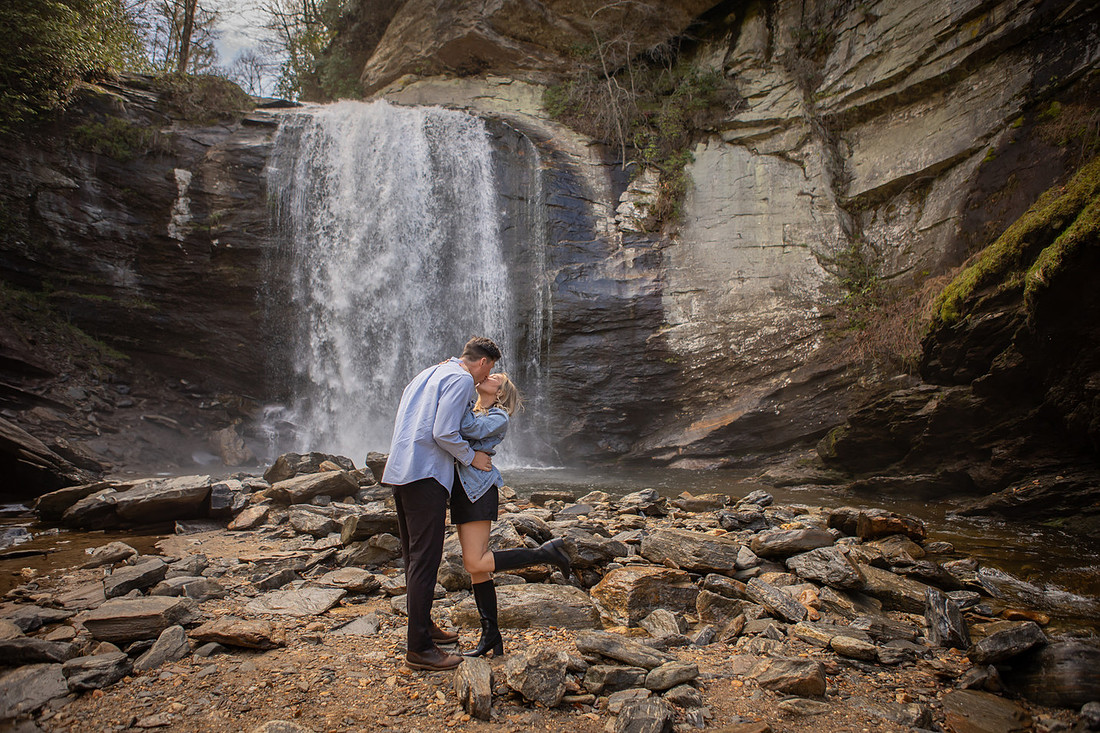 Hendersonville Engagement Photographer Surprise Proposal