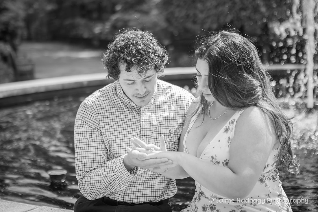 Engagement Photography at the Arboretum in Asheville