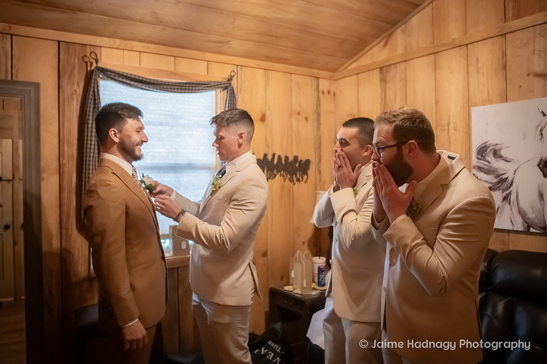 Getting Ready Wedding Photos at the Barn at Tall Oaks Farm | Asheville Photographer