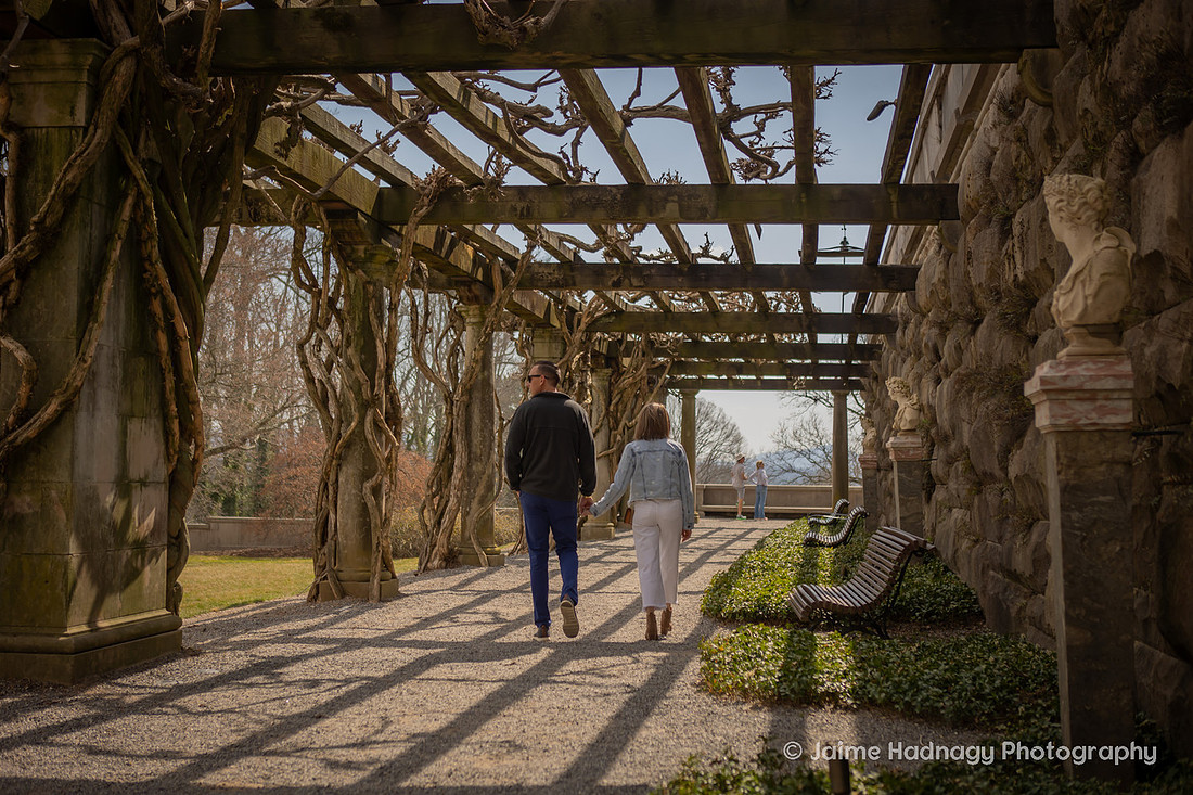 Proposal Photography at the Pergola at Biltmore Estate