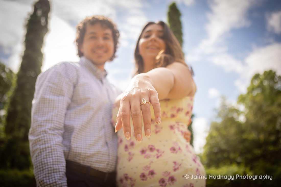 Engagement Photography at the Arboretum in Asheville