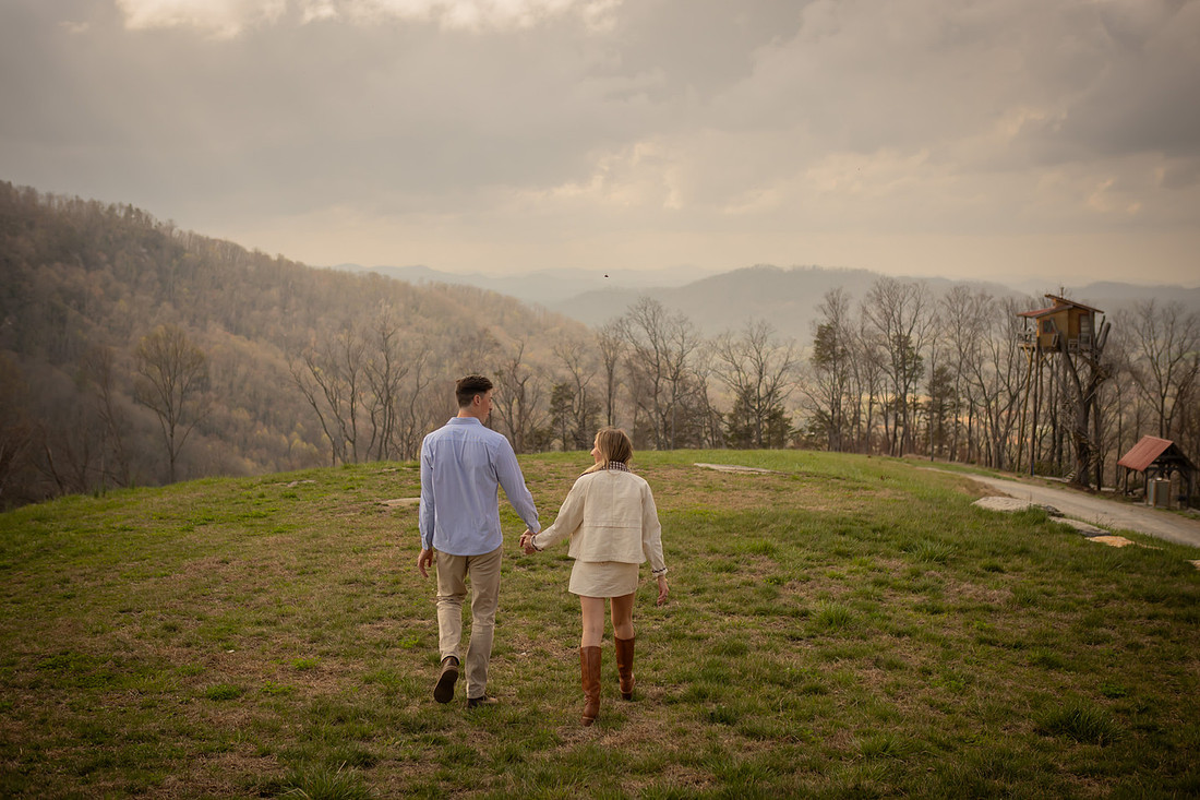 Hendersonville Engagement Photographer Surprise Proposal