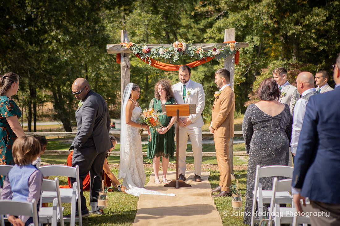 Wedding Ceremony Photos | Asheville Photographer