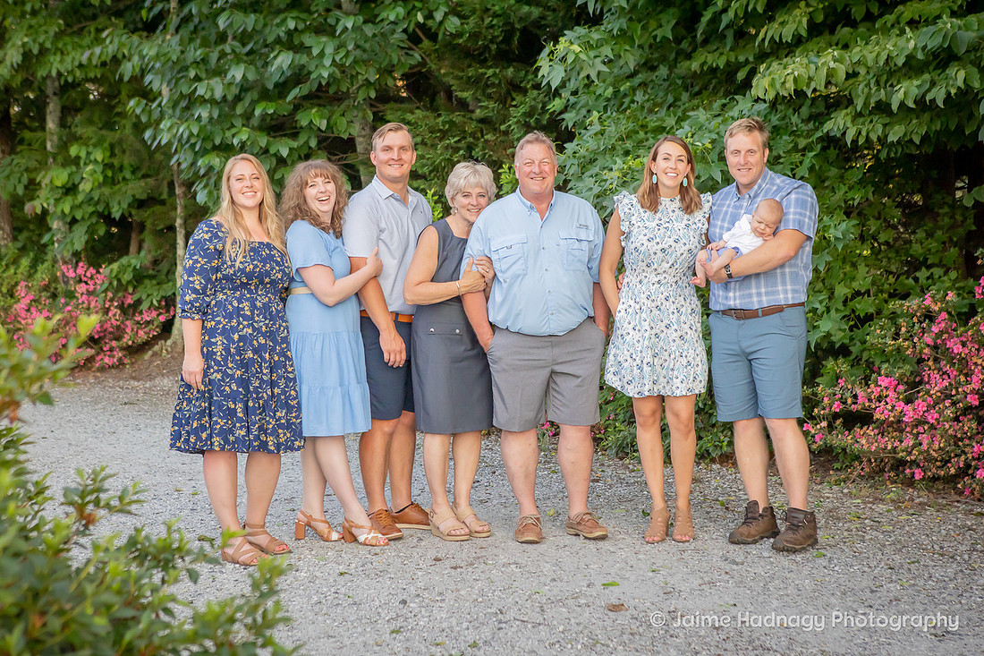 Family Photos with New Baby | Asheville Newborn Photographer