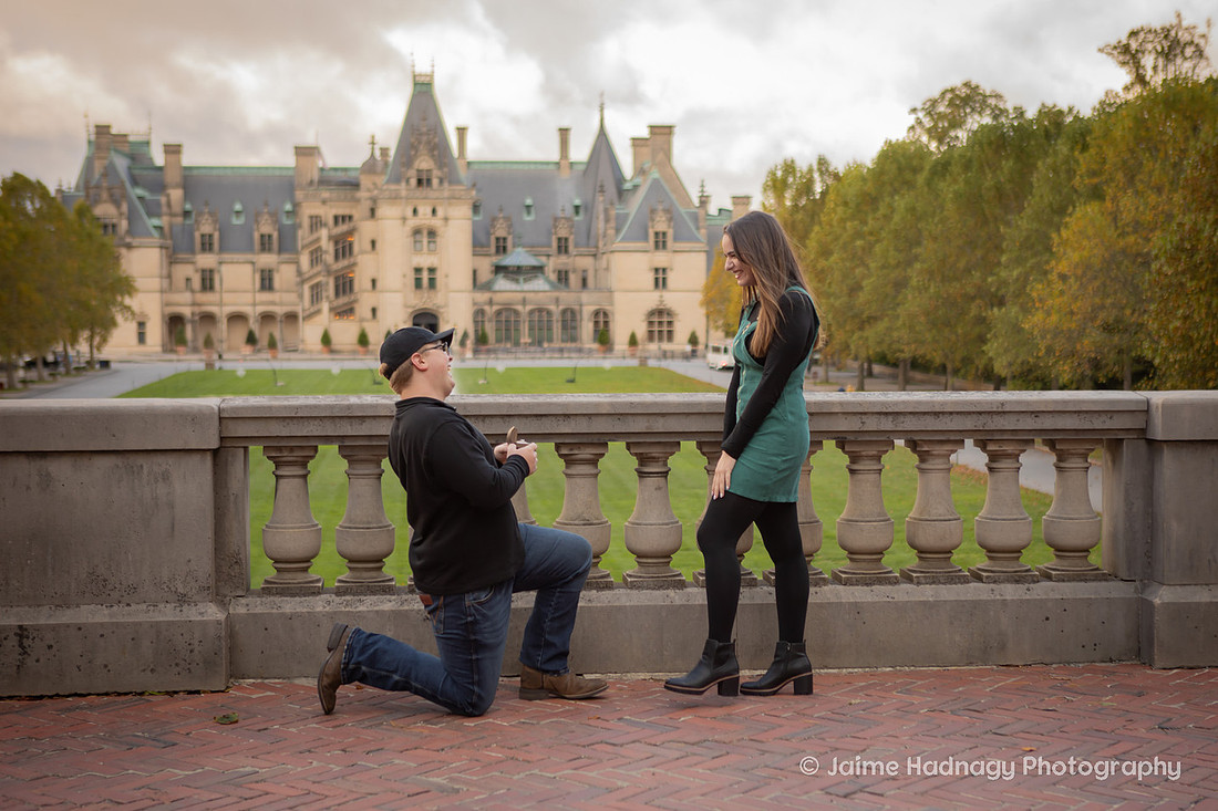 Surprise Proposal at Biltmore Estate